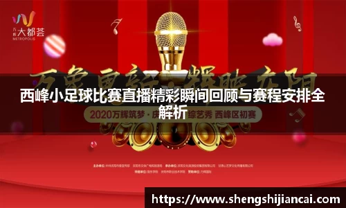 西峰小足球比赛直播精彩瞬间回顾与赛程安排全解析